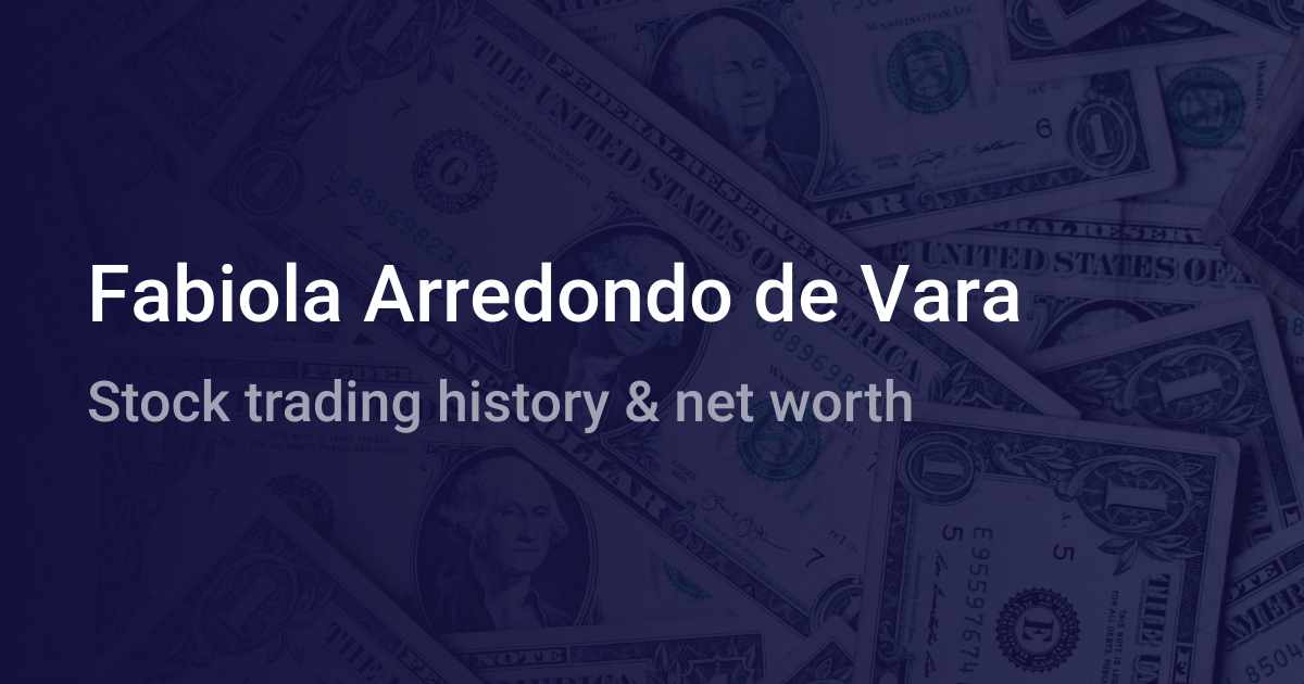 Fabiola Arredondo de Vara Net Worth (2023) | wallmine GB