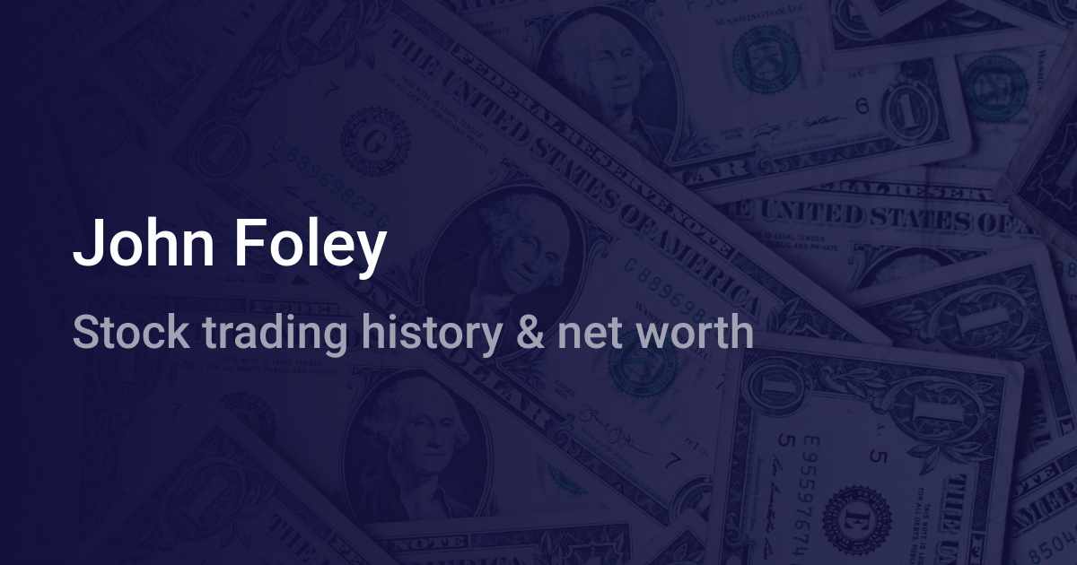 John Foley Net Worth 21 Wallmine Gb