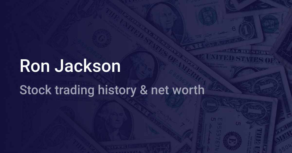 Ron Jackson Net Worth (2024) wallmine