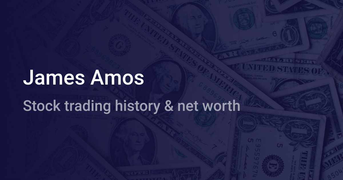 James Amos Net Worth (2024) wallmine