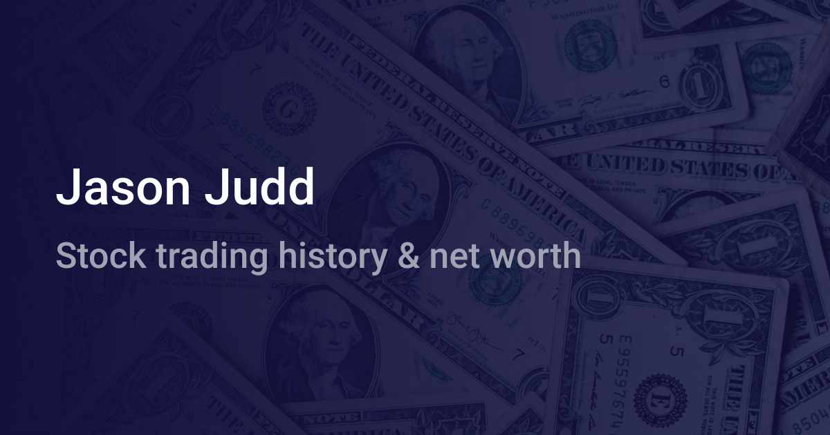 Jason Judd Net Worth 2024 wallmine