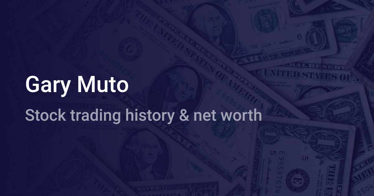 Gary Muto Net Worth 2024 wallmine