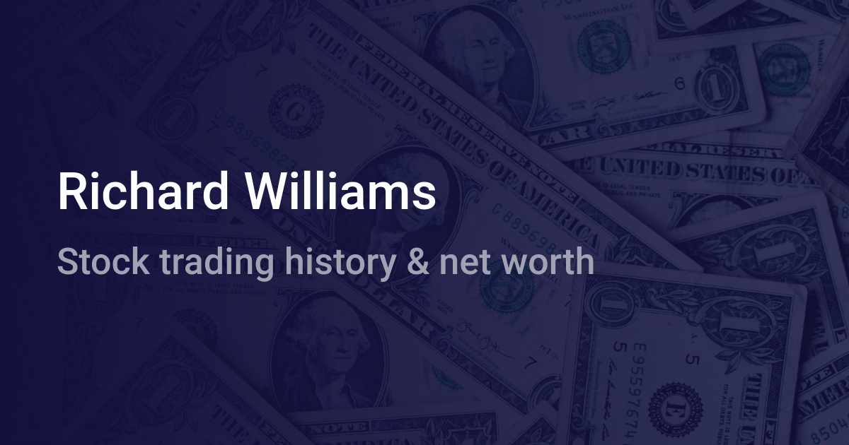 Richard Williams Net Worth (2024) wallmine