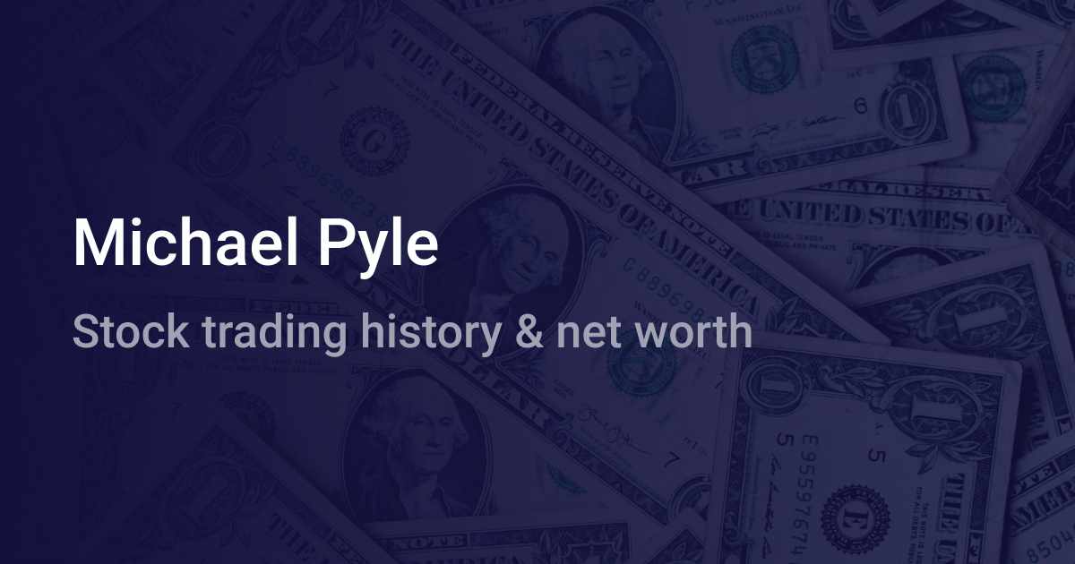 Michael Pyle Net Worth (2022) | wallmine