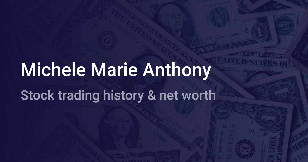 Michele Marie Anthony Net Worth 2023 wallmine