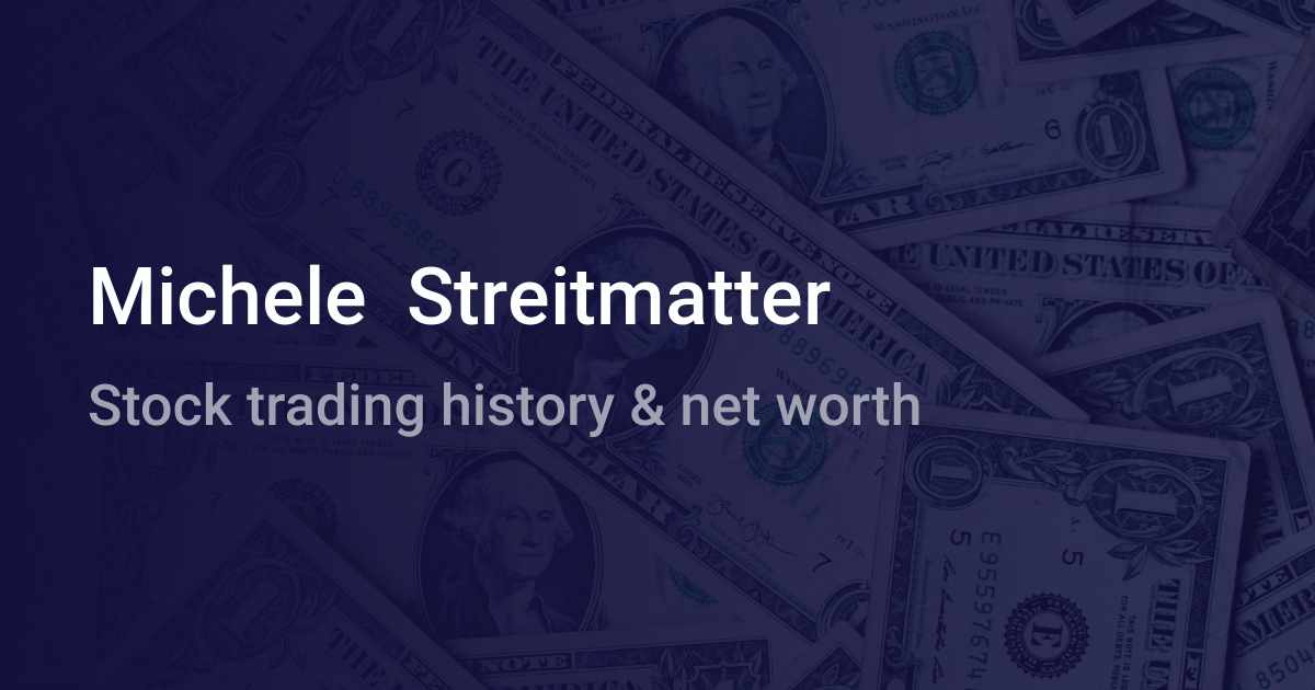 Michele Streitmatter Net Worth 2024 wallmine