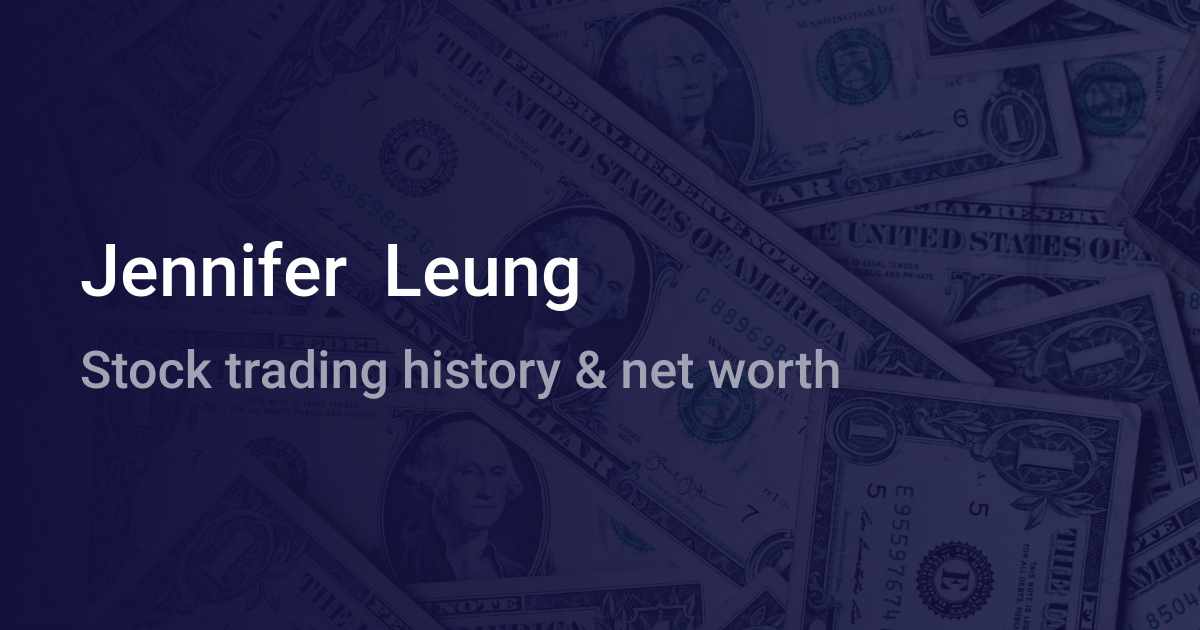 Jennifer Leung Net Worth 2021 Wallmine