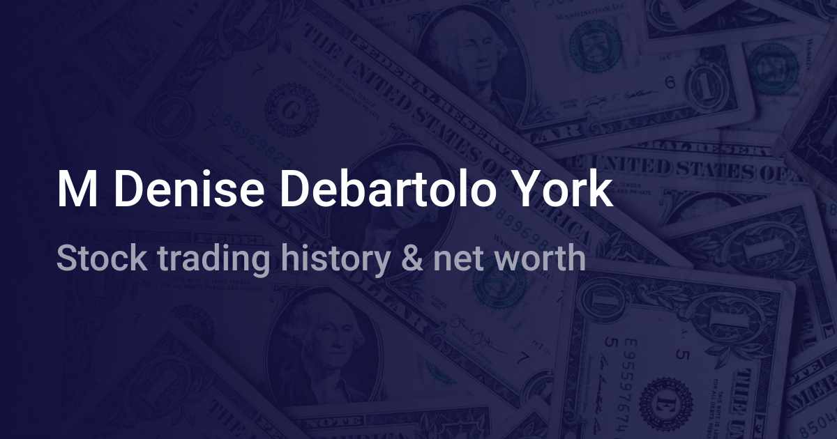 M Denise Debartolo York Net Worth (2023)