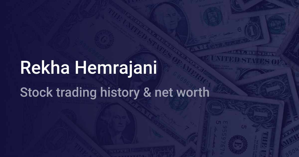 Rekha Hemrajani Net Worth (2024) wallmine