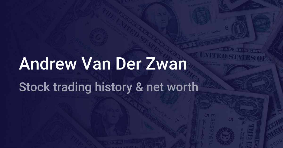 Andrew Van Der Zwan Net Worth (2021) | wallmine